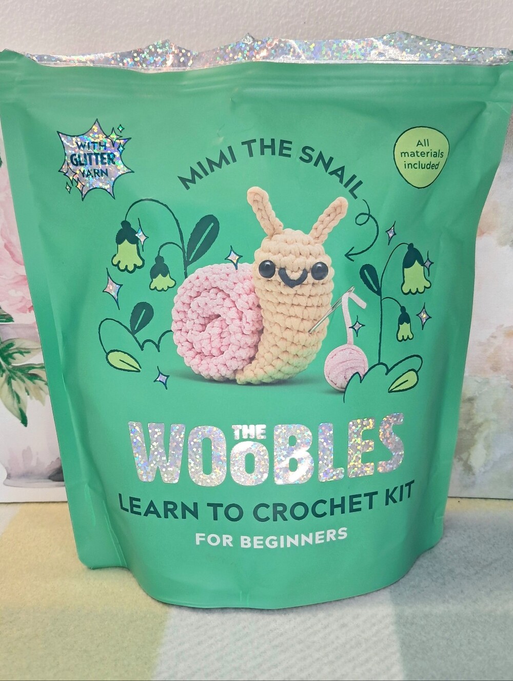 The Woobles Mimi The Snail Learn To Crochet Kit For Beginners